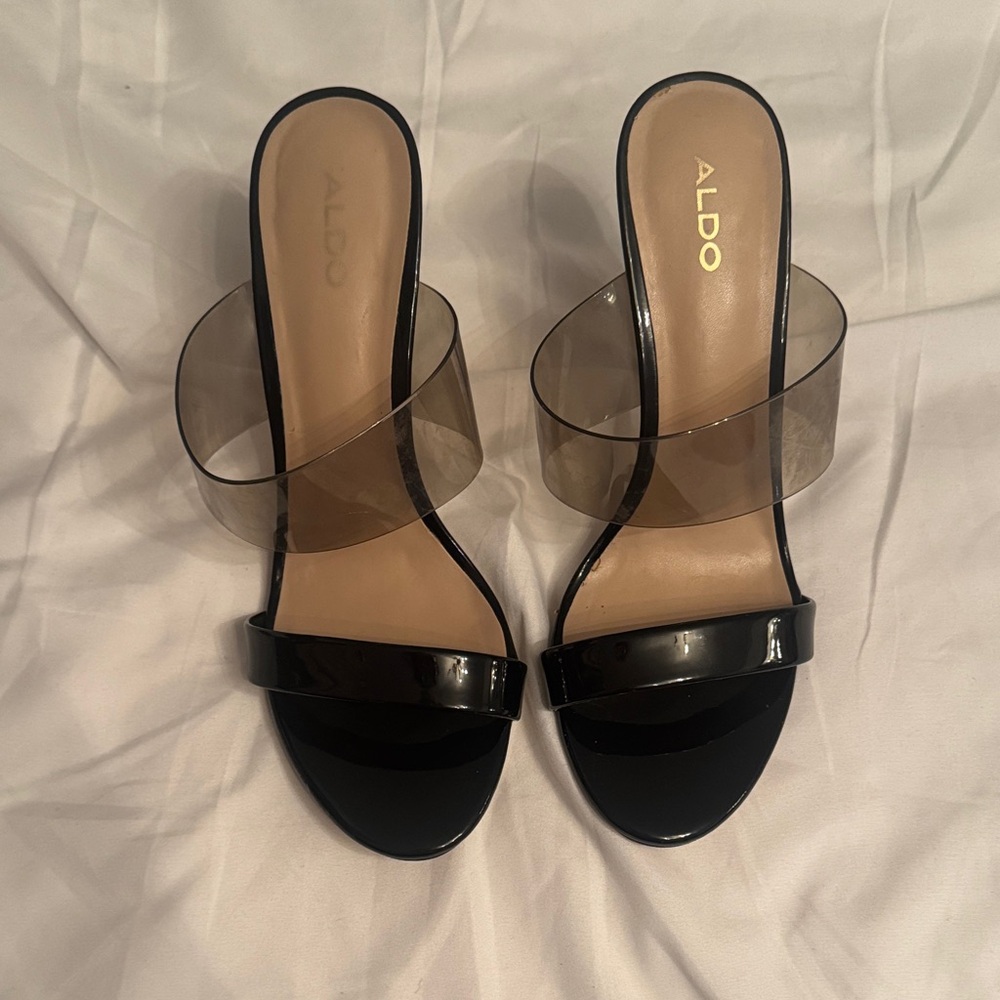 ALDO Black Heel Sandals